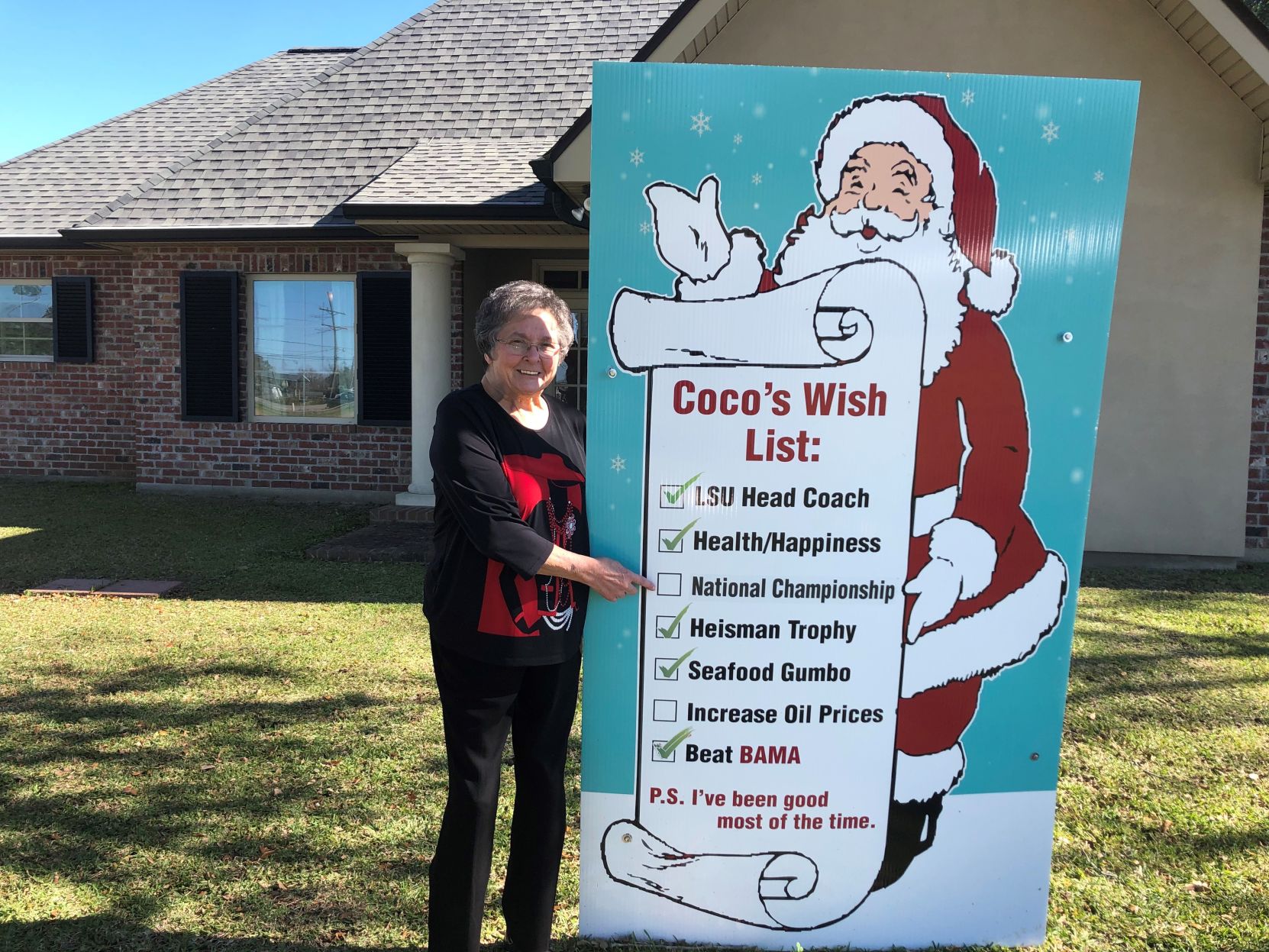 LSU: Coco's wish list